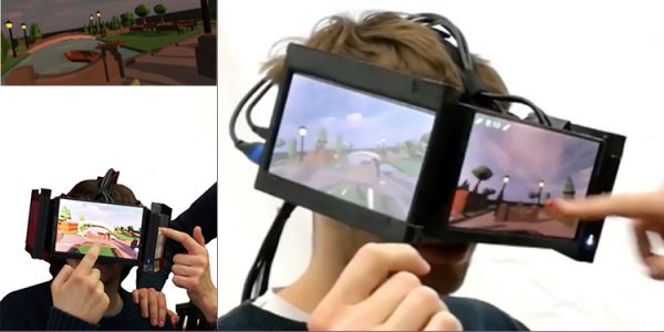 See What A Most Bizarre Virtual Reality Headset Looks Like!